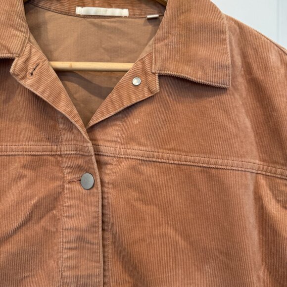 Uniqlo Corduroy Chore Jacket Camel Tan Women’s XL - Picture 4 of 6